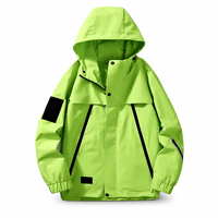 Vestes softshell décontractées pour hommes, printemps, extérieur, avec logo personnalisé, fermeture éclair intégrale, capuche, imperméables et coupe-vent, grandes tailles
