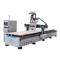 Machine de nidification CNC entièrement automatique 3d CNC Sculpture sur bois CNC Machine de découpe de mélamine