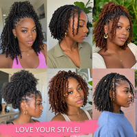 Cheveux synthétiques en vrac pour tresses afro torsadées Ghana Curl de 12 pouces, 100g, extensions de dreadlocks, vente en gros