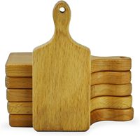 Mini planches à charcuterie en bois avec poignée, gravées sur mesure, en hêtre et acacia, pour décoration murale, bar ou cuisine.