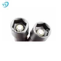 Jeu de douilles à Impact magnétique, 6 pièces, métrique 42mm ~ 100mm, mèche à tige hexagonale, adaptateur de foret
