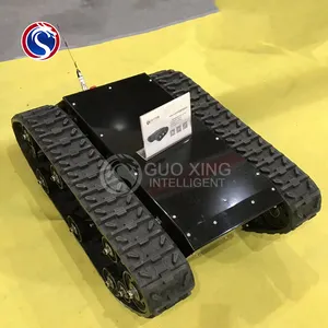 heavy payload tracked undercarriage rc rubber tracks vehicle safari 600T ugv chassis carrier