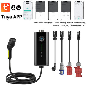 Stations de recharge AC portables Senku 11 kW 16 A Type 2 avec écran de contrôle de courant réglable, version 22 kW de puissance de sortie - Product Image 1