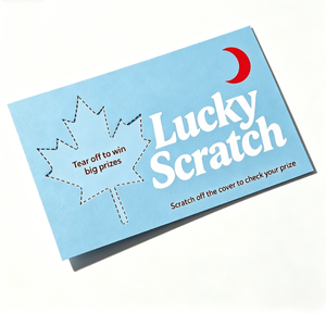Tarjeta Rasca y Gana con Forma Creativa Especial, Impresión <span class=keywords><strong>de</strong></span> Logotipo Personalizado, Superficie Barnizada <span class=keywords><strong>de</strong></span> Cartón <span class=keywords><strong>para</strong></span> Tiendas <span class=keywords><strong>de</strong></span> Té con Leche y Salones <span class=keywords><strong>de</strong></span> Belleza - Product Image 1