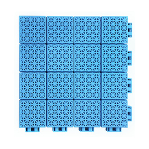 Azulejos de cancha deportiva al aire libre entrelazados de PP personalizados, suelo suspendido repelente al agua <span class=keywords><strong>para</strong></span> baloncesto, bádminton, patinaje sobre ruedas - Product Image 1
