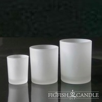 Lanternes en verre 200 ml, pots en verre vides et durables avec couvercle en aluminium, boîte pour bougie