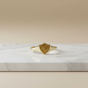 Anillo de Acero Inoxidable con Abreviatura de Nombre Personalizable, Anillo <span class=keywords><strong>CTR</strong></span>, Anillo para Pareja, Anillo Moderno - Product Image 2