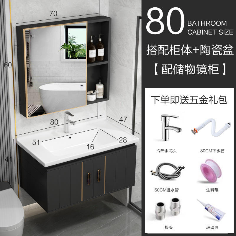 Gabinete de cerámica del espejo del 100cm