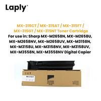 Cartouches de toner de recharge Laply de haute qualité du Japon MX315CT MX315AT/315FT/315GT pour copieurs Sharp MX-M2658N M3158N M3558N
