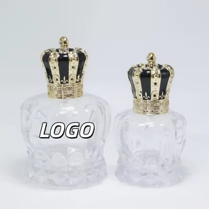 Botella de Perfume de Vidrio de Lujo de 50 ml con Serigrafía y Tapa con Pulverizador - Product Image 1