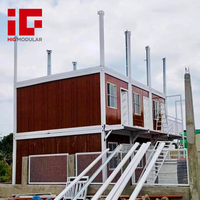 Bâtiment Scolaire de 3 Étages, Salles de Classe Préfabriquées, Construction Modulaire Sécurisée, Maison Conteneur Pliable, Immeuble d'Appartements Portable
