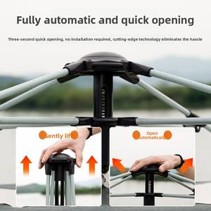 <span class=keywords><strong>Tenda</strong></span> da Campeggio Automatica per 3-4 Persone, Apertura Rapida, Pieghevole, Doppio Strato, Impermeabile e Antivento 1500-2000mm - Product Image 2