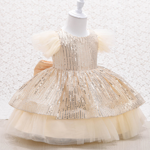 <span class=keywords><strong>Robe</strong></span> en Tulle pour petite fille, tenue de soirée à manches longues, habits, sans manches, sequins, nouvelle collection, de 0 à 24 <span class=keywords><strong>mois</strong></span> - Product Image 6