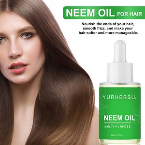 YURHERSU vücut bakımı organik saç <span class=keywords><strong>Neem</strong></span> yağı özü soğuk preslenmiş konsantre nemlendirici <span class=keywords><strong>Neem</strong></span> yağı cilt için - Product Image 5