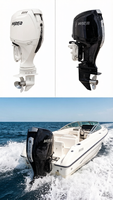 Hidea Marine Bootmotoren 4-takt EF175pk Benzine Buitenboordmotor Met Elektrische Starter Elektrische Kantel- en Trimfunctie