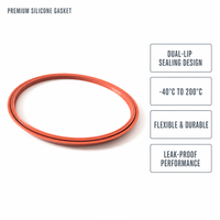 Joint d'étanchéité en silicone sur mesure pour pièces en plastique avec rainure, fabrication OEM ODM, vente en gros directe d'usine, MOQ
