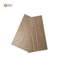 WINEGO Panneaux de plafond acoustiques perforés de qualité studio Panneaux de mur acoustiques perforés en bois NRC pour auditorium