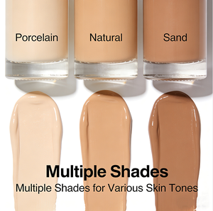 Fond de teint liquide nourrissant naturel OEM/ODM, éclaircissant, éclat doux, tons clairs à moyens, peau mixte, taille standard - Product Image 3
