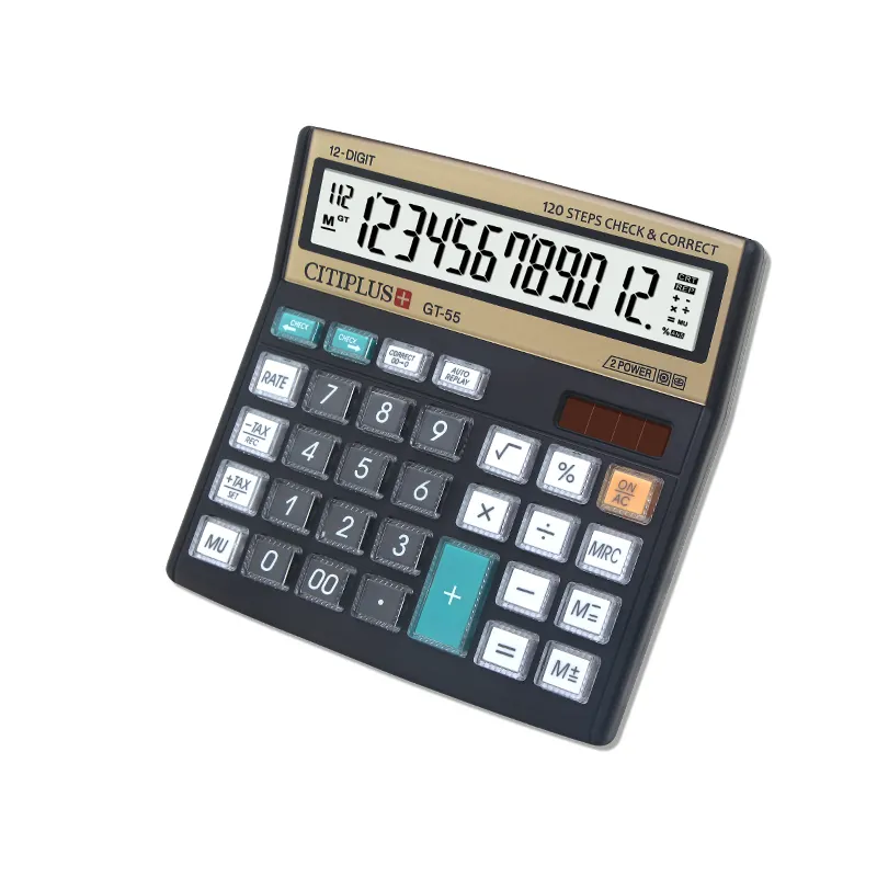 GT-55 120 steps check &correct crystal key calculator desktop cost function calculator