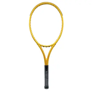 批发黄金专业碳纤维训练网球拍