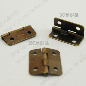 Bisagra pequeña para caja de madera, bisagra plana de hierro de 19x16mm para caja de madera antigua, pieza de conexión para decoración del hogar - Product Image 2