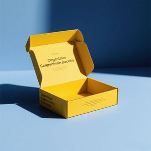 Custom Gold Foil Logo Corrugated Mailing Box <b>Black</b> or colour Paper Cardboard Shipping Slotted <b>Boxes</b> with Matt Lamination - Product Image 6