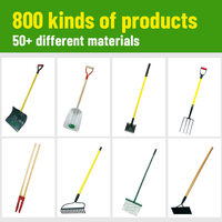 Outils à main agricoles vente en gros pelles de construction rondes en acier au carbone avec manche