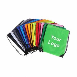 Sac à dos de sport pliable et imperméable pour hommes et femmes, avec cordon de serrage et poche latérale, idéal pour la randonnée, la natation, la gym, l'entraînement, sac fourre-tout promotionnel - Product Image 2
