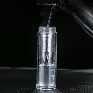 JM ขวดน้ําสูญญากาศเกรดอาหาร & กระติกน้ําร้อน ล้างขวดน้ําแก้วผนังคู่ <span class=keywords><strong>ชา</strong></span>และถ้วยแยกน้ําพร้อมที่กรอง<span class=keywords><strong>ชา</strong></span> - Product Image 2