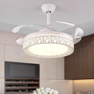 LED invisibile in ferro ventilatore <span class=keywords><strong>da</strong></span> soffitto luce telecomando Design moderno 6 velocità Zhongshan per <span class=keywords><strong>camera</strong></span> <span class=keywords><strong>da</strong></span> letto soggiorno sala <span class=keywords><strong>da</strong></span> <span class=keywords><strong>pranzo</strong></span> ciondolo - Product Image 4