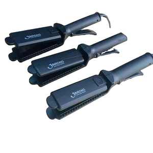 Jinrong Profesional Salón Alisador Peine 2-en-1 Hierro Plano Cuatro Dientes Abrazadera Eléctrica Iones Negativos Control de Temperatura - Product Image 1