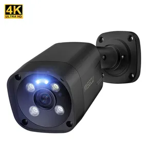 Tinosec promosyon süper HD 4K yüksek kaliteli kamera Cctv ağ DIY Alarm ses iki yönlü ses renkli gece görüş ip Poe kamera 4K