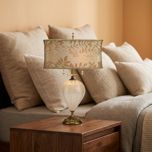 Lampe de table de chevet moderne en céramique élégante, blanc chaud, LED, robuste, design contemporain, vente directe d'usine, prix compétitif, Inde - Product Image 4
