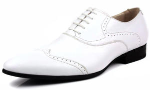 Élégantes Chaussures à Bout Pointu en Cuir Pleine Fleur de Vache, à Enfiler, pour Bureau et Carrière, Toutes Saisons, Mariage, avec Soutien de la Voûte Plantaire, Semelle Extérieure en Caoutchouc Imperméable et Amortie - Product Image 4