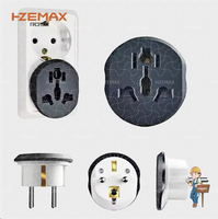 Adaptor steker Universal 2Pin 16A standar Eropa kualitas tinggi adaptor listrik Travel dari Jerman