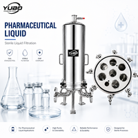 Carcasa de Filtro Microporoso para Líquidos Farmacéuticos con Placa Multielemento en Acero Inoxidable
