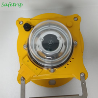Safetrip, certifié ICAO, éclairage de bord de piste à LED solaire, couleur bleue, pour une solution d'éclairage au sol d'aéroport complète