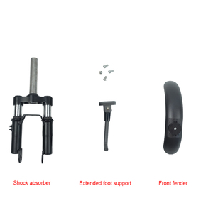 Nouvel ensemble de suspension et de garde-boue pour trottinette électrique Image, compatible <span class=keywords><strong>Xiaomi</strong></span> M365, avec fourche avant et <span class=keywords><strong>support</strong></span> de pied extensible pour trottinettes - Product Image 2