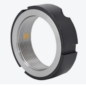 F Series Locking Nut Metric Coarse Thread Right Hand Slotted <b>Drive</b> Metal Compatible Fully Threaded GB/<b>T</b> 24425 OEM Support - Product Image 1