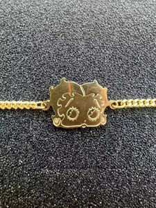 Joyería de Moda para Dropshipping, Brazalete Ajustable de Acero Inoxidable con Baño de Oro de 18k, Diseño de Dibujos Animados, Moderno y Lindo, para Regalo Unisex en Diversas Ocasiones - Product Image 3