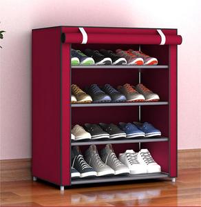 נעליים פשוט מתלה רב-שכבתית צינור פלדה הרכבה dustproof חיסכון סטודנט מעונות סטודנט אחסון נעליים חסכוני סטודנט - Product Image 4