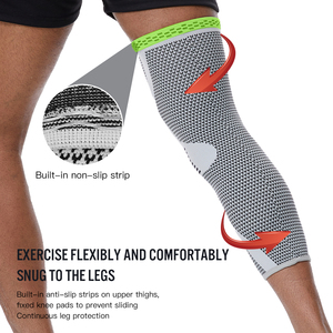 <span class=keywords><strong>Rodillera</strong></span> Profesional de Protección <span class=keywords><strong>para</strong></span> Correr al por Mayor, Alivio del Dolor, Tira Antideslizante, Ajustable, Tejido Elástico Grueso de Spandex y Nylon - Product Image 2
