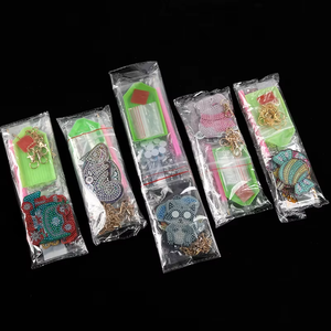 Promozione di Vendita: Kit per Pittura Diamante 5D Fai-da-Te, Portachiavi con Personaggi, Portachiavi con Angeli, Decorazione per Chiavi - Product Image 6
