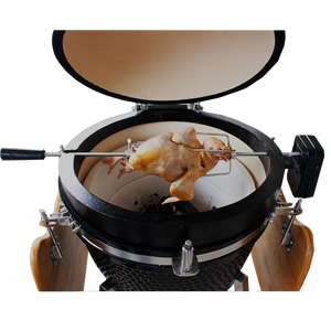 Auplex Garden Supplies Iron <strong>Bbq</strong> Cooking <strong>Bbq</strong> Tools Accessories Roast Chicken <strong>Rack</strong> for Kamado Grills - Product Image 1