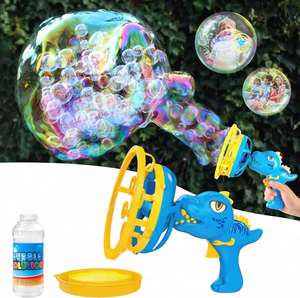 Meilleure vente de l'été 2024 : Jouet souffleur de bulles dinosaure pour enfants et tout-petits, idéal pour les cadeaux de fête et les anniversaires - Product Image 1