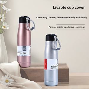 Thermos à vide en acier inoxydable 304 personnalisé avec logo, pour la randonnée en plein air, le vélo, la course à pied, bouteille d'eau de 17 oz - Product Image 6