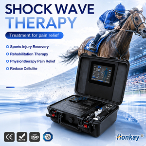 Appareil populaire de thérapie par ondes de choc pour équidés, réduit la raideur musculaire, appareil de massage par ondes de choc pour la récupération sportive des animaux de compagnie - Product Image 1