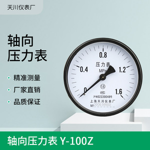 เกจวัดแรงดันแกน Y-100Z ขนาด 100 มม. 0-60 MPa แบบอนาล็อก สำหรับเครื่องอัดอากาศและหม้อไอน้ำ - Product Image 5