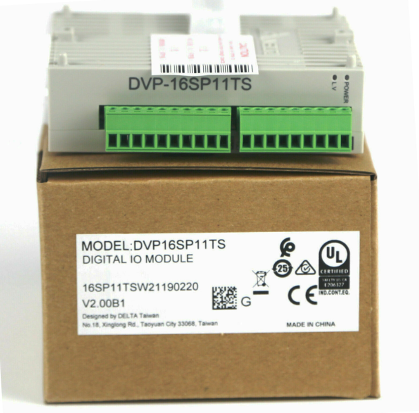Delta Digital Expansion PLC Module DVP16SP11TS 100~240VAC 24VDC 32 I/O Profibus/Ethernet Industrial Control Programming 100%