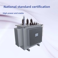 Transformateurs immergés dans l'huile 30/250/400/800 KVA ; Transformateurs de puissance triphasés haute tension S11 avec tension d'entrée 10-35 kV